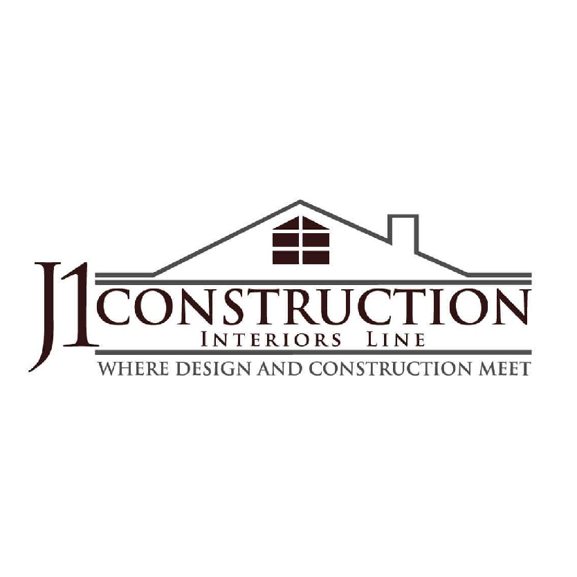 J1 Construction Interiors Line Logo